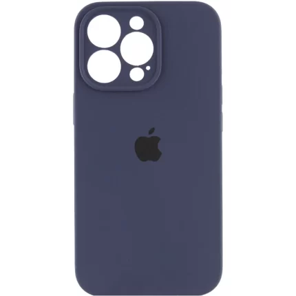 Чохол Silicone Case для iPhone 13 Camera Темно Синій